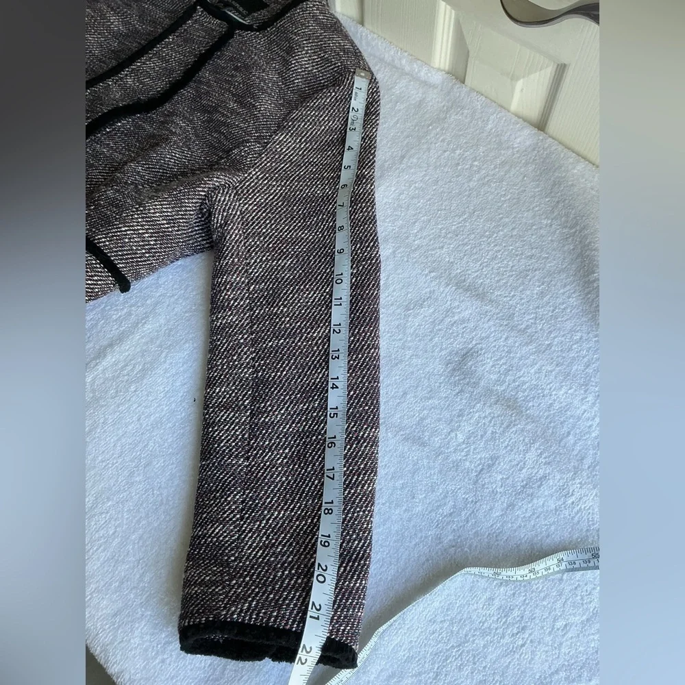Banana Republic Black and Gray Blazer Sz 12